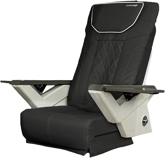MAYAKOBA Shiatsulogic Pedicure Chair Cushion Cover Set (Black), FX Vibration Massage Chair Cover, Nail Salon Pedicure Equipment and Furniture