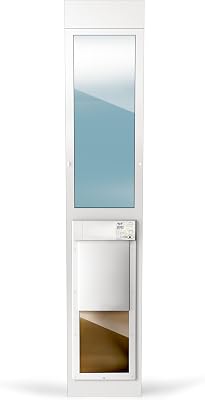 Large Power Pet Sliding Glass Dog Door Extra Tall