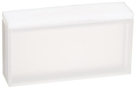 Varsal Type 17-G-50 Optical Glass Micro Short Rectangular Spectrophotometer Cell with Lid, 50mm Pathlength, 1.2ml Capacity, 360nm to 2500nm Range (Case of 1)