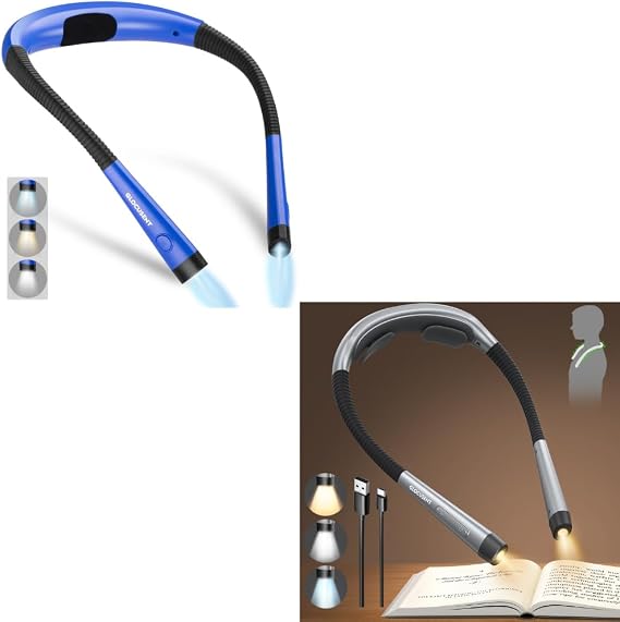 Glocusent Neck Reading Light & Ergonomic Neck Light