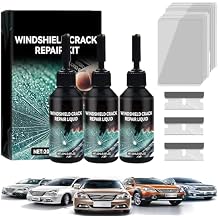Lyseemin Glass Fix - Ucity Glass Repair Fluid, Crack Windshield Fixer, Windshield Repair Kit, Premium Car Windshield Crack Repair Fluid, Quick Fix Windshield & Glass Repair Tools (2)