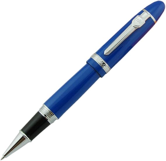Lanxivi Jinhao 159 Blue Roller Ball Pen Big Pen with Pen Pouch