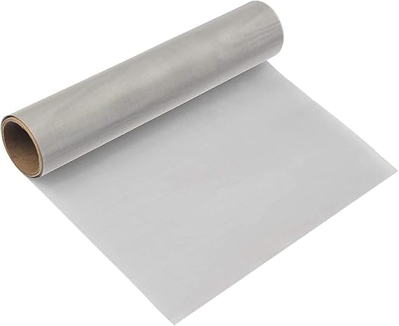 Stainless Steel Woven Wire Mesh 120 Mesh Metal Woven Wire Mesh, 304 Stainless Steel Mesh, Air Vent Mesh Corrosion-Resistant for Home Kitchen Filter Net Filtration Cloth