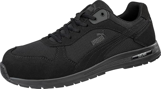 PUMA Safety Women's Frontside Work Shoe Composite Toe Slip Resistant Black Grey SD
