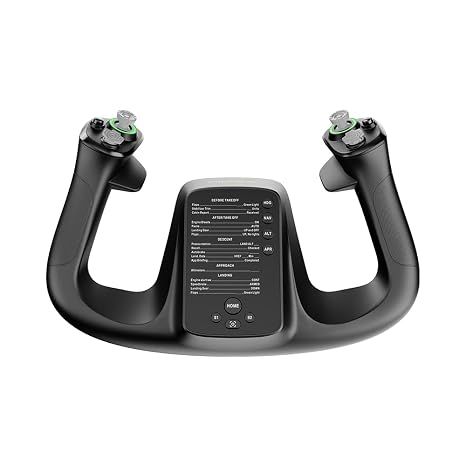 MOZA Flight Controls MFY YOKE Aircraft Simulator Stick for PC, black