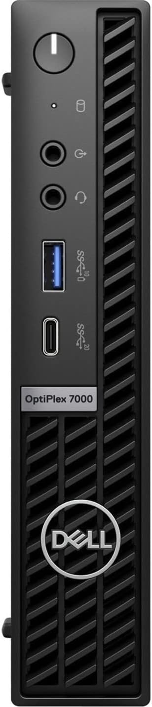 Dell OptiPlex 7000 Desktop Computer - Intel Core i5 12th Gen i5-12500T Hexa-core (6 Core) 2 GHz - 16 GB RAM DDR4 SDRAM - 256 GB M.2 PCI Express NVMe 3.0 x4 SSD - Micro PC - Black