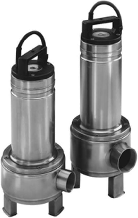 Goulds 2DV51E4VA, 2DV Series, Submersible Sewage Pump, 1 HP, 460 Volts, 3 Phase, 2" NPT Discharge, 114 GPM Max, 32 ft Max Head, 20 ft Cord, Manual