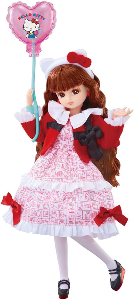 Takara Tomy Licca-chan Doll Photogenic Licca Hello Kitty 50th Anniversary Style