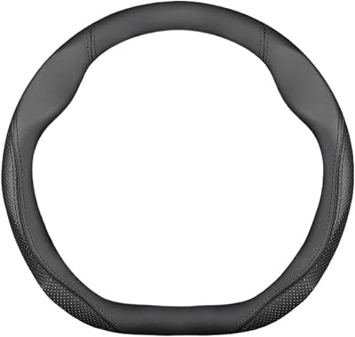 Car Suede Leather Steering Wheel Cover Compatible For Chery Jetour X70 Coupe X70S X90 Plus X95 EV I-DM T1 T2 T3 L9 G700 Mountain Sea L6 L7D Leather Black