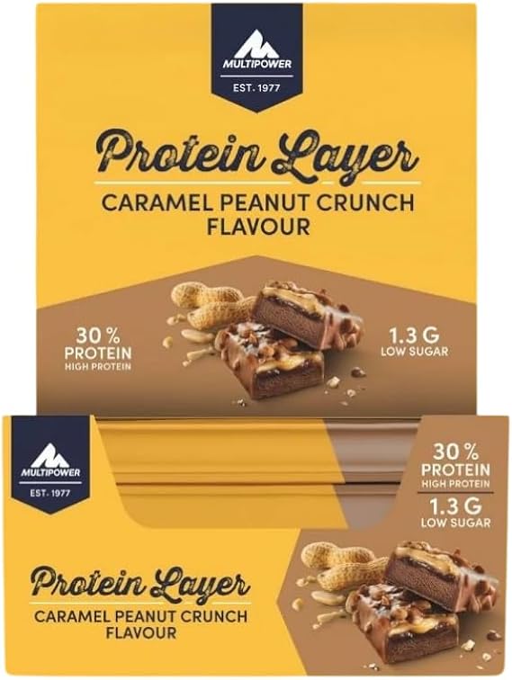 MULTIPOWER Protein Layer - Yer Fıstığı & Karamel - 18 x 50 Gr.