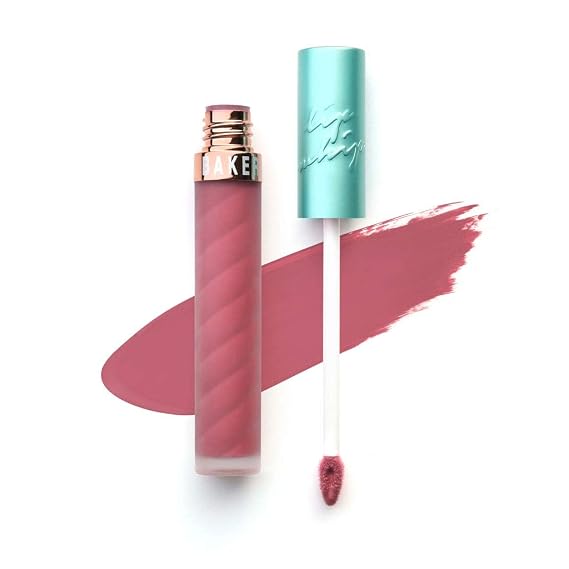 Beauty Bakerie Lip Whip Liquid Lipstick for Women, Waterproof Lip Gloss, Tint, Stain Long Lasting Hydrating Moisturizer, Matte or Metallic, 3.5mL, Syruptitious | Waterproof Lip Gloss, Tint, Stain Long Lasting Hydrating Moisturizer, Syruptitious, Chapstick, Balm Brown, Oil, Plumper