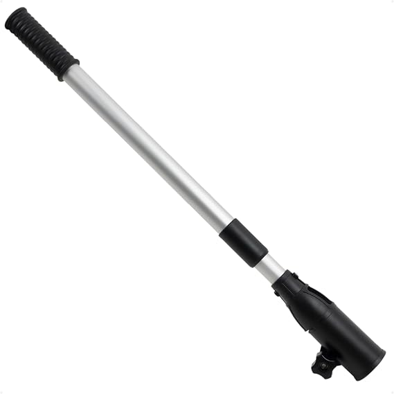 Five Oceans Telescopic Tiller Extension Handle for Outboard & Trolling Motors, Extends from 17.5" - 25", Twist-Lock - Aluminum Tubing with Anti Slip Handle - FO4454