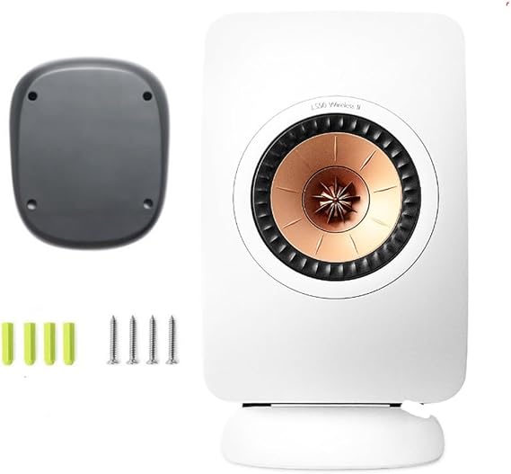 KEF LS50 Wireless 2 Speaker Compatible Wall Mount Bracket Accessory, Durable Stand Mount Bracket Speaker Black