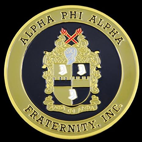 Alpha Phi Alpha Fraternity Car Tag Emblem