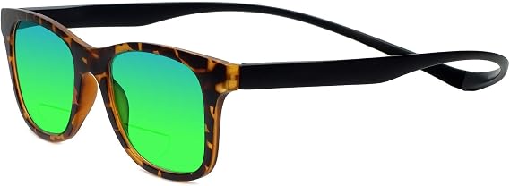 Magz Chelsea Magnetic Polarized Bi-Focal Sunglasses Rear Connecting Magnetic Earpieces | Bi-Focal Readers for Men & Women