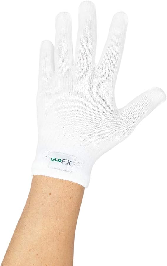 White Gloves - Regular Size Magic Stretch Spandex Acrylic Polyester Cotton Premium Winter Knit Gloves