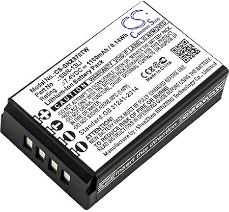 Replacement Battery for Standard Horizon SBR-13LI,HX870,HX870E