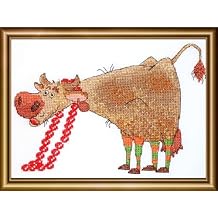 Aine Counted Cross stitch kit A1006 Fashion Week, Brown