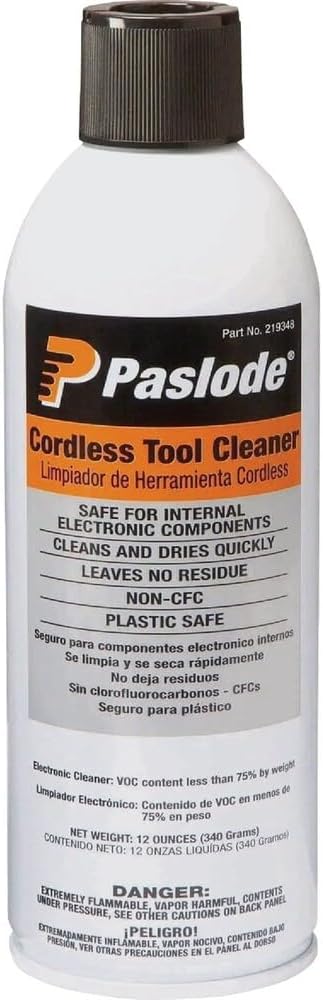 PASLODE 219348 12OZ CRDLS Tool Cleaner,White