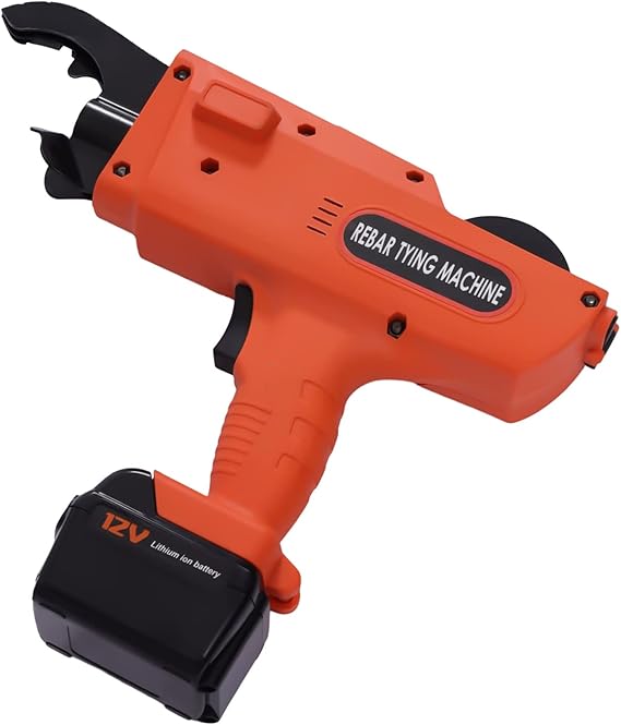 Automatic Rebar Tying Machine 30-60mm Handheld Rebar Tier Tool Rebar Reinforcing Strapping Tool for Construction Sites Large Bridges Highways Railways Tunnels Floor Pipelines JS-980