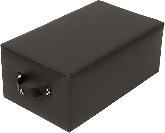 Pilates Sitting Box, Padded Reformer Accessory for Home & Studio