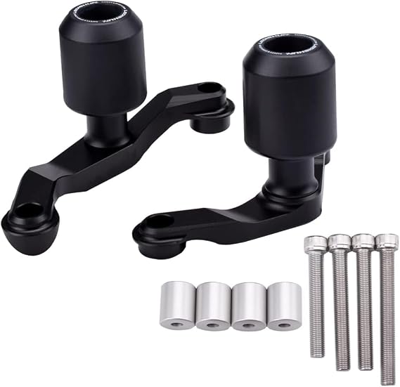 Crash Protection Sliders Compatible with Kawasaki Z H2 (All Models 2020+) - Engine Guard Frame Sliders with Aluminum Alloy Bar & Nylon Sliders, No Modification Required