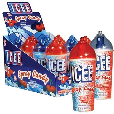 Koko's ICEE Spray Candy, .85 fl. oz (Pack of 12)
