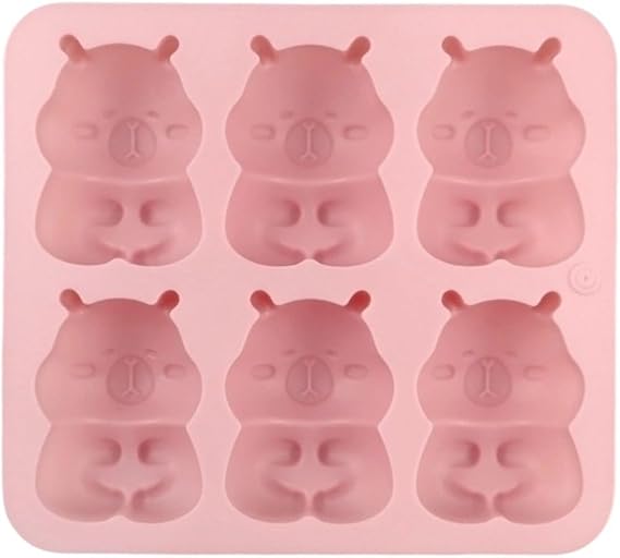 Capybara Silicone Mold for Baking, Fondant Mould Chocolate & Candy Molds Nonstick Baking Mould for Cake, Gummy, Jello, Ice Cube