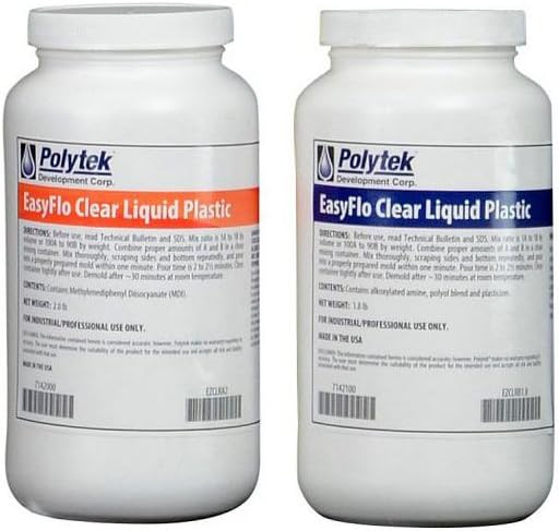 Polytek EasyFlo Clear Liquid Plastic (3.8 Lbs)