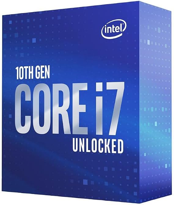 Intel Core i7-10700K Desktop Processor 8 Cores up to 5.1 GHz Unlocked LGA1200 (Intel 400 Series Chipset) 125W (BX8070110700K)