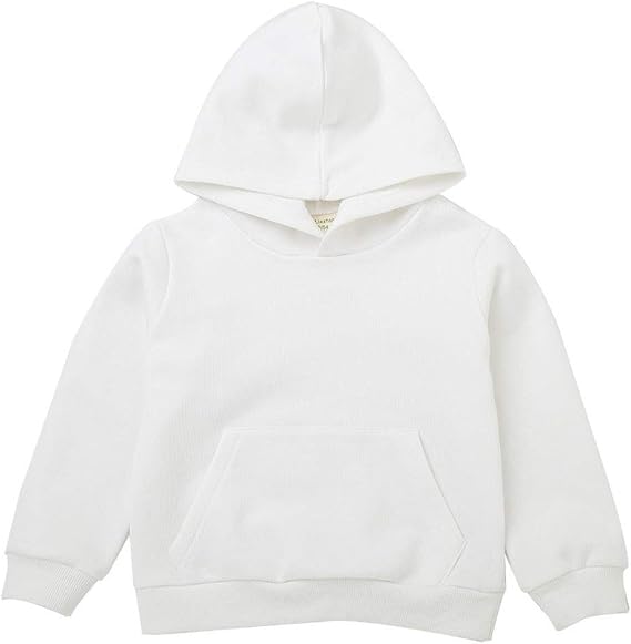 EISHOW Toddler Unisex Baby Hooded Sweatshirt Infant Boys Girls Winter Hoodies Autumn Solid Pullover Pockets Jumper Outfits