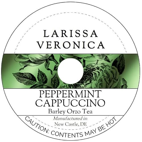 Peppermint Cappuccino Barley Orzo Tea Single Serve K-Cup Pods 12 pods, ZIN: 578165 - 2 Pack