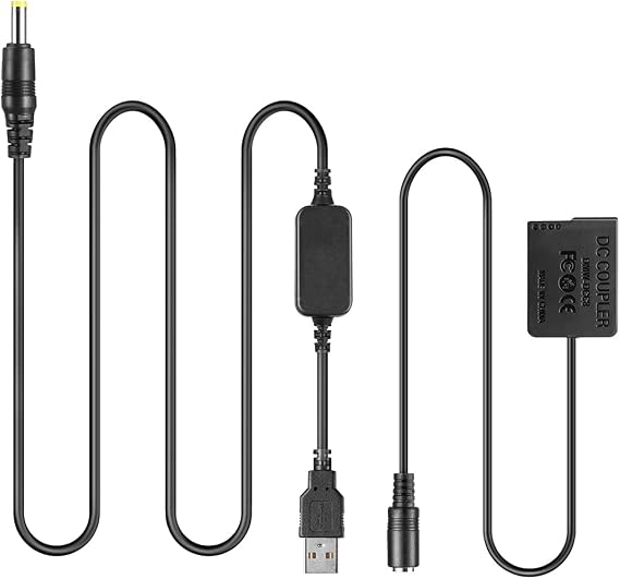 USB Cable DCC8 + DMW-DCC8 BLC12 BLC12E Dummy Battery for lumix GH2 GH2K GH2S G80 G81 G85 FZ1000 FZ300 FZ200 G6 G7 G5 DC-G90 DC-G91 DC-G95 DC-G99