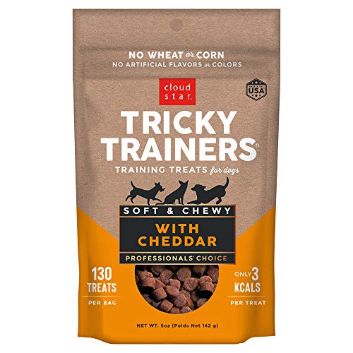 Cloud Star Tricky Trainers Chewy - Cheddar, 4 Pack of 5 oz Bags