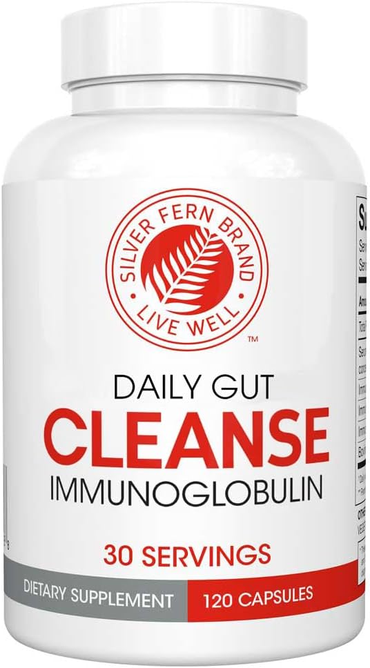 Silver Fern Cleanse - Daily Gut - 1 Bottle - 120 Capsules - 30 Day Supply