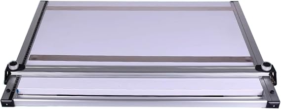 A2 Portable Drafting Board, Magnetic Architecture Table, Adjustable Angle, with Parallel Straightedge, Storage Bags, for Students and Professionals