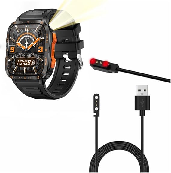 USB Charger for Dealark Erosados KT79 SmartWatch Magnetic Fast Charging Cable for KT79 Smart Watch
