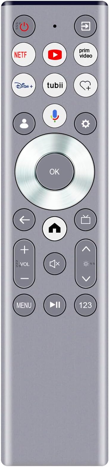 ERF6E80H Voice Replacement Remote Control Compatible with Hisense Mini Projector PX3-PRO
