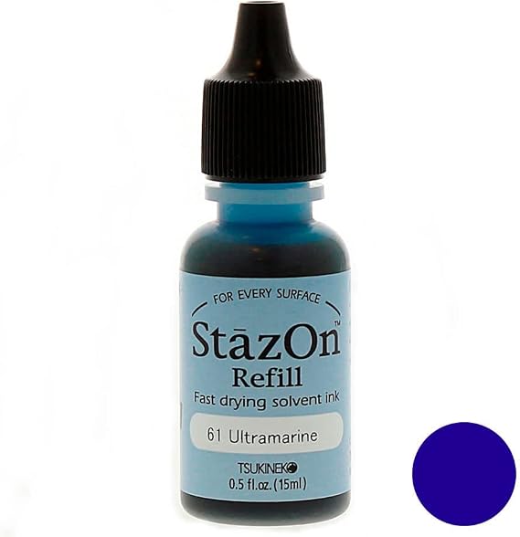 Tsukineko StazOn Re-Inker - Ultramarine (RZ000061)