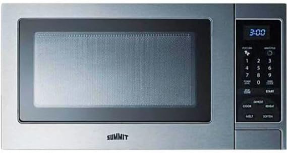 Summit SCM853 19 Inch Wide 0.9 Cu. Ft. Capacity 900 Watt Countertop Microwave