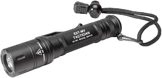 SureFire E2T-MV Tactician High-Output LED Flashlight with Maxvision, Black