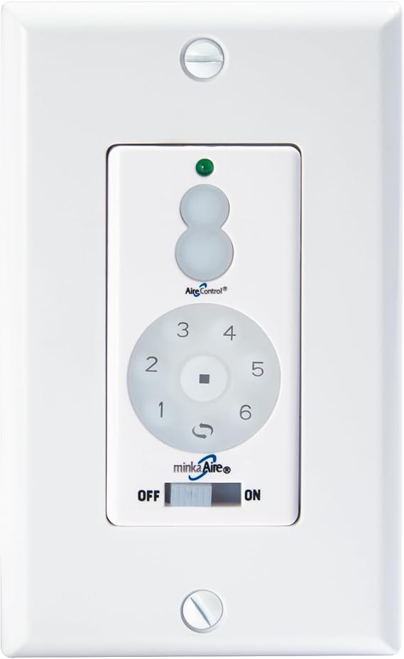 Minka Aire WC400 DC Wall Control or Remote w/Full Function, White