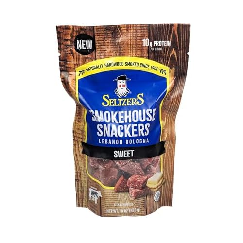 Lebanon Bologna Smokehouse Snackers, Sweet Flavor, 10 oz Pack of 6