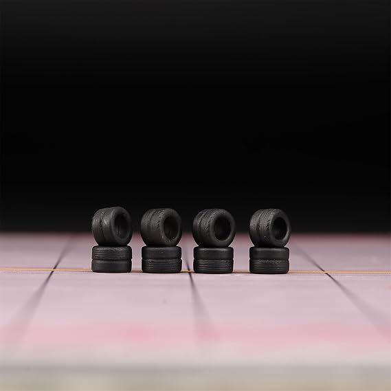 1:64 Scale Miniatures People Figurine Model Hand Painted Tiny People Resin Diorama Figures Action Figure for Cars Vehicles Toys Micro Landscapes Photography Props Ornament (100pcs Tyre Tires Model)