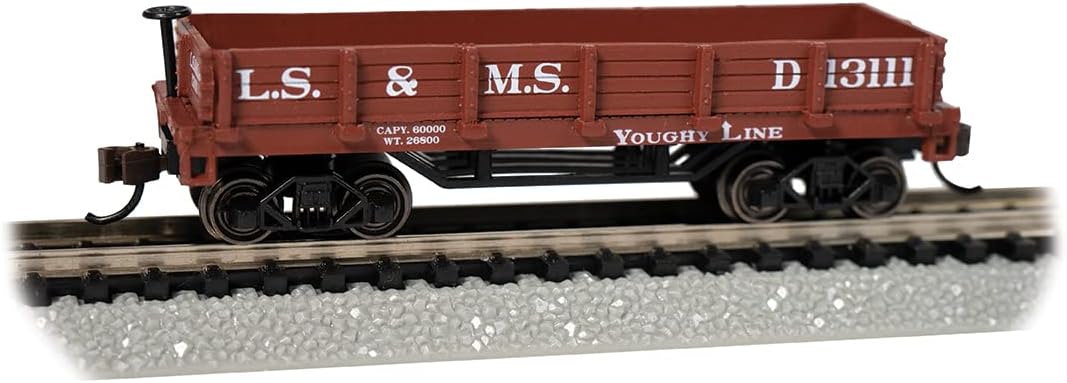 Bachmann Trains - Old-Time Gondola - Lake Shore & Michigan Southern - N Scale