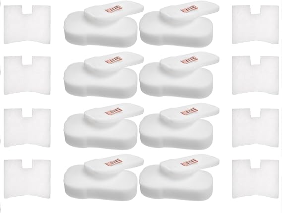 8 Pack HZ2002 Replacement Filter for Shark HZ752 UV580 HZ700 HZ702 HZ2000 HZ251 HZ600 HZ600C HZ602 HS152AMZ HH200 Vertex UltraLight DuoClean PowerFins Corded Stick Vacuum,Part XFFKHZ2000 XPMFHZ2000