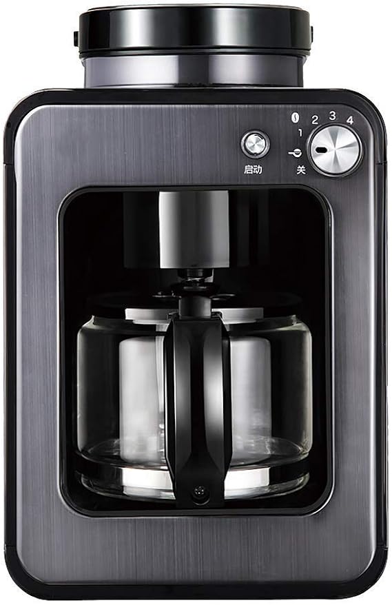 Domestic Coffee Machines,Full Automatic Grinding Coffee Machine Home Office American Coffee Machine Coffee Maker Small Smart Bean-to-Cup Coffee Machine
