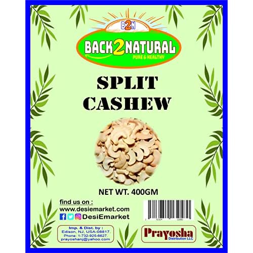 Back2Natural Split Cashew - 400gm