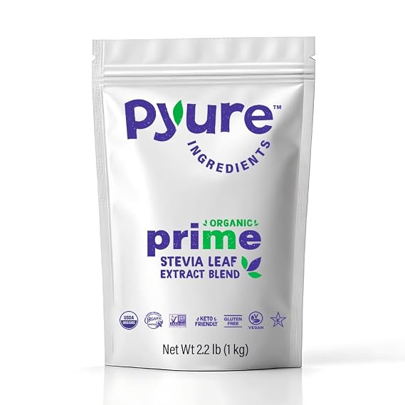 Pyure Prime Organic Stevia Extract Powder | Bulk Sweetener Blend, 1 Kg