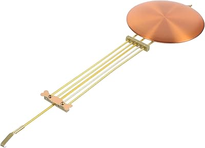 Yardwe Grandfather Clock Pendulum Replacement Metal Wall Clock Movement DIY Repair Part Mechanism Part Pendulum Accessory for Home Office